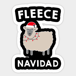 Fleece Navidad Sticker